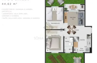 Apartamento com 2 quartos à venda na Rua Capitão José Luciano de Andrade, 385, Bonfim Paulista, Ribeirão Preto