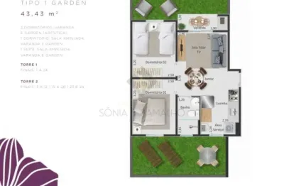 Apartamento com 2 quartos à venda na Rua Capitão José Luciano de Andrade, 385, Bonfim Paulista, Ribeirão Preto