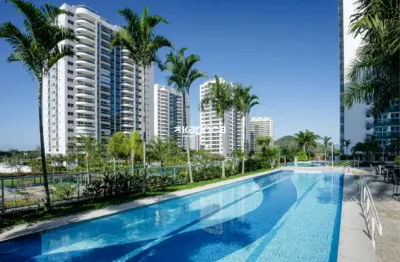 Barra olimpica  alugo com 77m², 2 quartos, 1 vaga de garagem.
