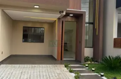 Casa geminada com 3 quartos e 1 suite no condominio morada das flores