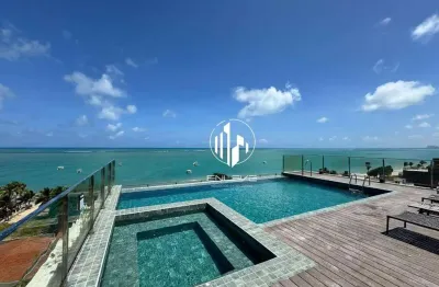 Apartamento novo com 03 quartos à beira mar da praia de camboinha