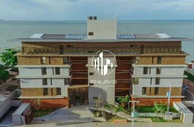 Apartamento pé na areia com 1 suíte + home office no jardim oceania