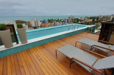 Apartamento de 64m2 com 2 quartos + varanda gourmet, à 150m do mar