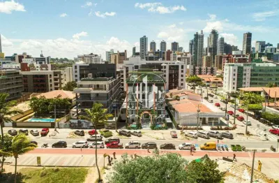 Apartamentos na planta com 01 quarto + área externa à beira-mar do cabo branco