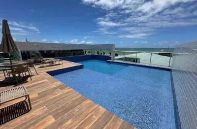 Apartamento de 64m2 com 2 quartos + varanda gourmet, à 50m da orla de cabo branco