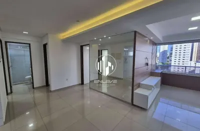 Amplo apartamento de 72m2 com 2 quartos + dce e móveis projetados