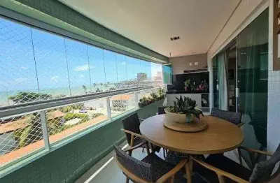Apartamento de 207m2 com 4 suítes + dce, com vista mar