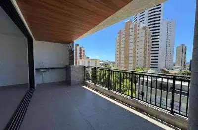 Apartamento de 145m² com 03 suítes + ampla varanda gourmet em tambaú