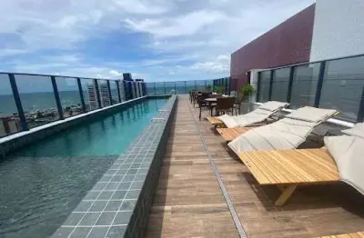 Apartamento de 63m2 com 2 quartos + móveis projetados, na praia de tambaú