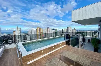 Apartamento com 2 quartos, com móveis projetados, no brisamar