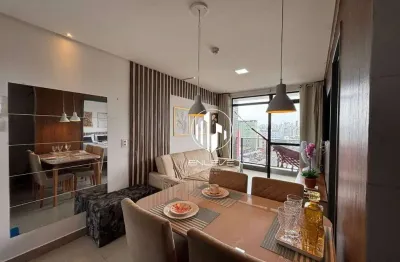 Apartamento porteira fechada de 01 quarto à 150m do mar no jardim oceania