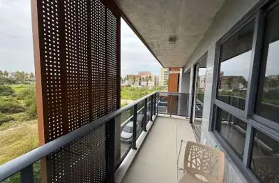 Apartamento mobiliado com 01 quarto a apenas 200m da praia de intermares