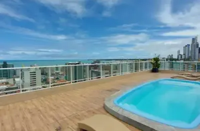 Apartamento 2 quartos com móveis projetados, à 500m do mar de cabo branco