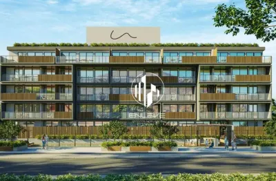 Apartamentos na planta com 02 e 03 quartos à beira-mar da praia de intermares