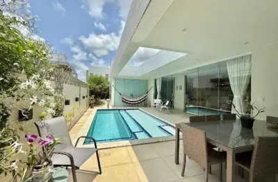 Casa de 219m2 com 3 suítes + dce + piscina privativa, alphaville paraíba
