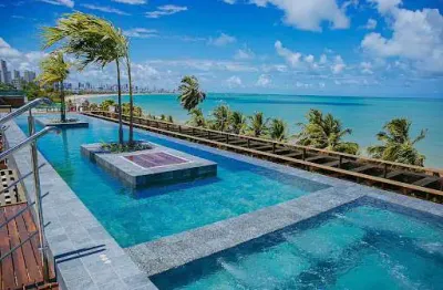 Flat com 1 quarto à venda na Avenida Cabo Branco, 4370, Cabo Branco, João Pessoa