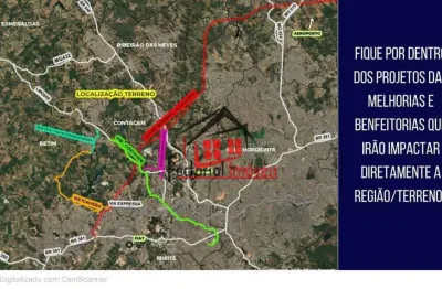 Terreno área de 68 hec bairro novo retiro em esmeraldas