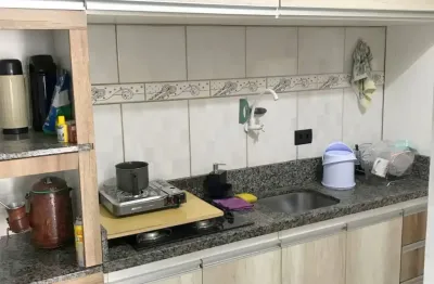 Pioneiros catarinense - 2 quartos, sala, cozinha, bwc, a/serviço, 1 vaga, a/c-64m²
