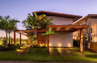 Praia do forte. mansão alto luxo à venda, 561m², 5 suítes (2 térreas) porteira fechada, piscina com raia, automação, energia solar, a 100m da praia