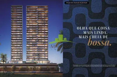 Apartamento à venda no nouvelle bossa, lançamento exclusivo, jaguaribe, 276m², 4 suítes, varanda gourmet, vista mar, 1 por andar. elevador privativo