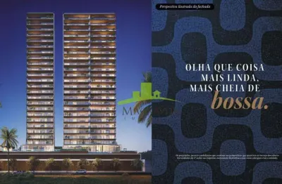 Apartamento à venda no nouvelle bossa, lançamento exclusivo, jaguaribe, 246m², 4 suítes, varanda gourmet, vista mar, 1 por andar. elevador privativo
