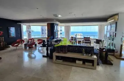Apartamento a venda em salvador | 310m² | 3 suítes | vista mar | 5 vagas | mansão bernardo bertolucci | ondina