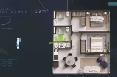 Apartamento à venda em salvador, 2/4, 1 suíte a partir de 58m²– infinity residences: conforto, lazer completo e vista mar, na av. oceânica - ondina