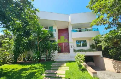 Mansão à venda, alto padrão e autossustentável, residencial itapuã, alphaville salvador 1, 964m², 6 suítes, piscina aquecida, energia solar. exclusiva
