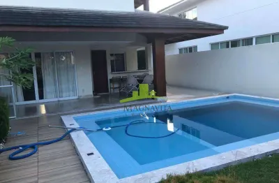 Alphaville salvador 1, casa à venda, 508m², 4 suítes, 1 térrea, brinquedoteca, gabinete, closet, varanda, energia solar. alto padrão localização nobre