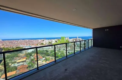 Apartamento de luxo à venda no monvert odebrecht, horto florestal, salvador, 230m², 3 suítes, 4 vagas. andar alto. infraestrutura completa, 3.800.000