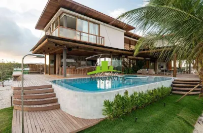 Praia do forte. casa de luxo à venda no condomínio piscinas naturais (etapa tartarugas) 840m², 6 suítes, automação completa, mobiliada, alto padrão