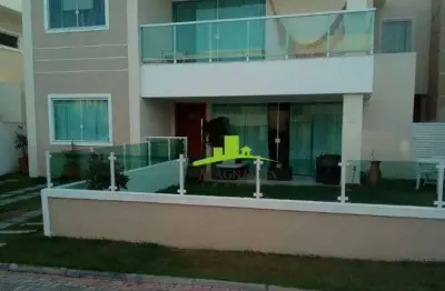Casa à venda no condomínio jardim tropical, buraquinho, 4 quartos, 3 suítes, 199m², área gourmet churrasqueira, paisagismo, alto padrão e segurança