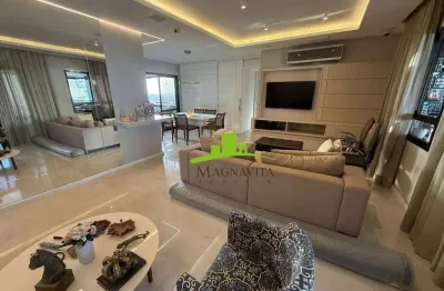 Mansão horto renaissance. apartamento à venda no horto florestal, 164m², 3 suítes, home theater, 2 varandas, 3 vagas, vista frontal nascente.