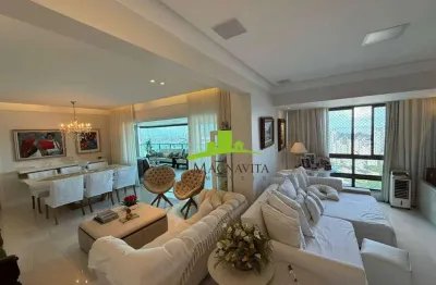 Mansão grazia. apartamento alto luxo à venda na graça, 185m², 4 suítes, vista mar panorâmica, nascente, 3 vagas, andar alto. alto padrão. conforto!