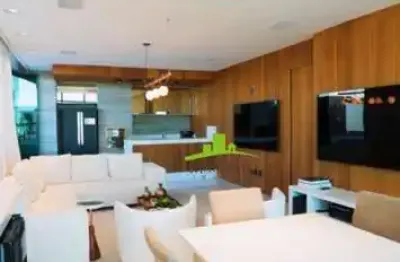 Palm ville alphaville 1. cobertura à venda com 226m², 3 quartos, 1 suíte, nascente, piscina privativa, vista panorâmica, mobiliada. exclusividade!