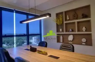 Aero empresarial. sala comercial à venda com 30m², vista mar, alto padrão, ideal para consultórios, escritórios, startups. lauro de freitas