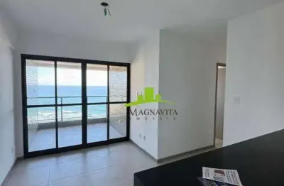 Ocean house jaguaribe. apartamento à venda, 59m², 2 quartos, suíte, varanda, vista mar, andar altíssimo, nascente total, infraestrutura completa