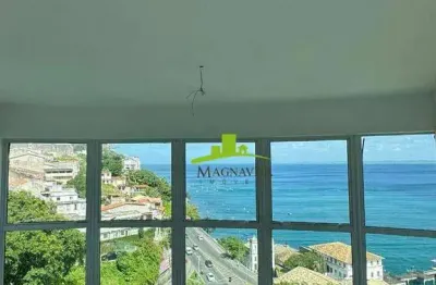 Cloc marina residence, apartamento 1/4 à venda, 60m², vista mar cinematográfica, alto padrão, imóvel novo nunca habitado, infraestrutura completa