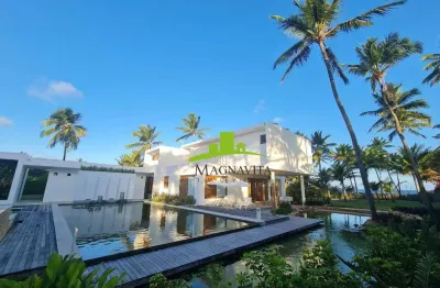 Busca vida, casa alto luxo frente mar à venda, 1.555m², projeto davi bastos, alto padrão, piscina, 5 suítes vista mar, piscina, ofurô. exclusividade!