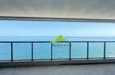 Undae ocean. apartamento alto padrão à venda, 245m², 4 suítes, varanda gourmet, vista mar permanente, 4 vagas com carregador elétrico. ondina. único