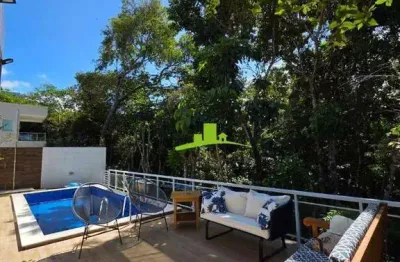 Alphaville salvador 1. casa alto padrão à venda, 450m², 4 suítes com closet sendo 1 térrea e a master com 2 closets e 2 w.c., espaço gourmet, piscina