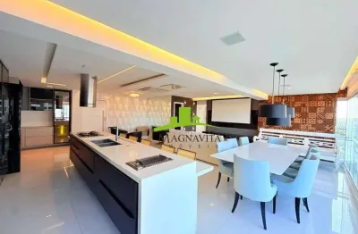 Greenville ludco, patamares. apartamento à venda, 3 suítes, 134m², sala ampliada, alto padrão, móveis planejados evviva, andar alto, reformado. pronto