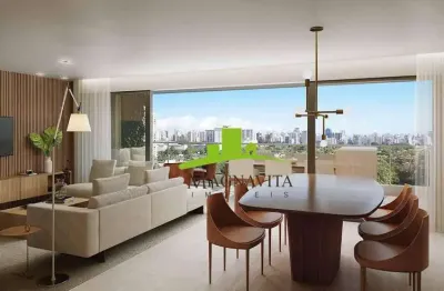 Olhar caminho das árvores. apartamento à venda, 4 suítes, 164m², varanda, 3 vagas, infraestrutura completa, alto padrão.