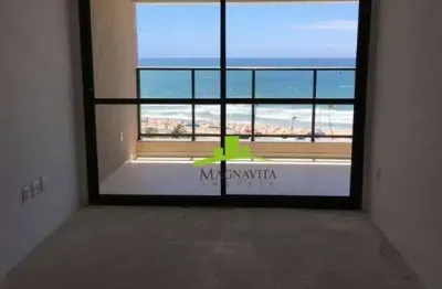 Ancoratto jaguaribe. apartamento 3/4 à venda, 80,72m², suíte, cozinha integrada a varanda gourmet, vista mar frontal, 2 vagas, andar alto, alto padrão