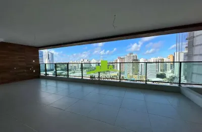 Belvedere hill residence, caminho das árvores. apartamento alto padrão à venda, 210m², 4 suítes + gabinete, 4 vagas, nascente, torre única lazer total