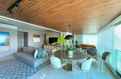 Graça. apartamento alto padrão à venda, 185m², 4 suítes. gabinete integrado. nascente. armários. climatizado. varanda. dependência completa. 3 vagas