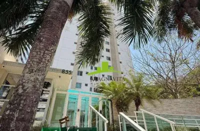 Alphaville - patamares. apartamento de luxo à venda, 2/4 reversível para 3/4, 80m², varandão, nascente total,