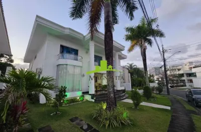 Alphaville Salvador 1 — Casa À Venda 600m², 5 Quartos, 4 Suítes, Piscina, Área Gourmet, Vista Verde, Oportunidade Única, Condomínio Itapuã. R$ 4.8mm