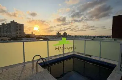 FOZ DO JOANES. Cobertura de luxo à venda 164m², 4 quartos (1 revertido), Suíte Master, Piscina Privativa, Varanda Gourmet, acabamento em Mármore