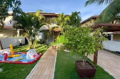 Buraquinho. Casa de Alto Padrão à Venda, 240m², 3 Quartos, Suíte com Closet, Escritório, Área Gourmet com Jacuzzi, Energia Solar, Segurança Total